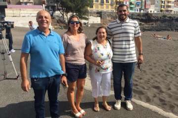 La limpieza de fondos marinos de La Garita 'rueda' con éxito (Foto TA)